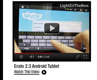 Erato 2.3 Android Tablet