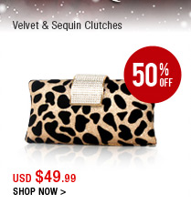 Velvet & Sequin Clutches