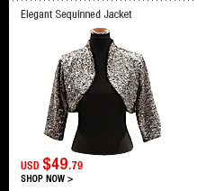 Elegant Sequinned Jacket
