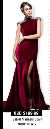 Velvet Mermaid Gown
