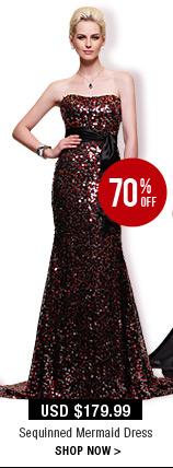 Sequinned Mermaid Dress