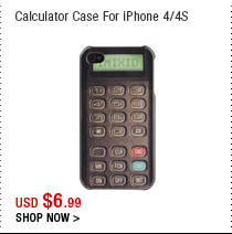 Calculator Case For iPhone 4/4S