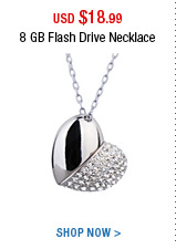 8 GB Flash Drive Necklace