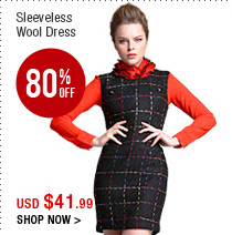 Sleeveless Wool Dress