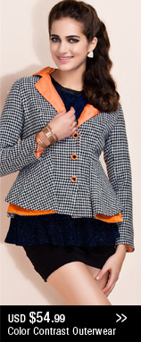 Color Contrast Outerwear