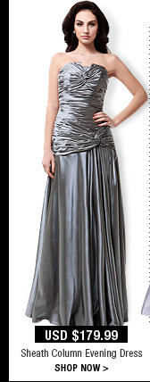 Sheath Column Evening Dress