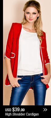 High Shoulder Cardigan