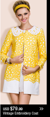 Vintage Embroidery Coat
