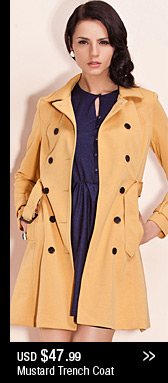 Mustard Trench Coat