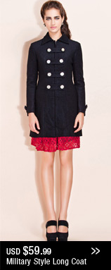 Military Style Long Coat
