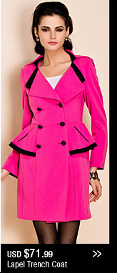 Lapel Trench Coat