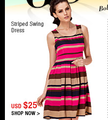 Striped Swing Dress