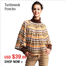 Turtleneck Poncho