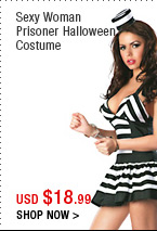 Sexy Woman Prisoner Halloween Costume