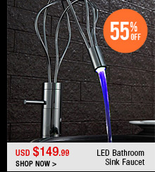LED Bathroom Sink Faucet