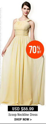 Scoop Neckline Dress