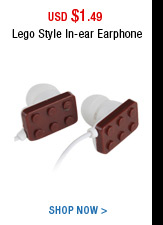 Lego Style In-ear Earphone