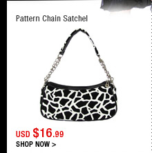 Pattern Chain Satchel