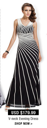V-neck Evening Dress