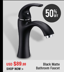 Black Matte Bathroom Faucet