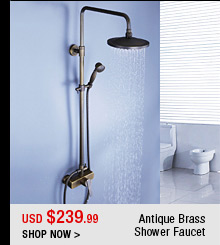 Antique Brass Shower Faucet