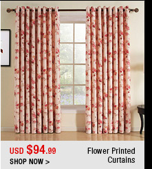 Flower Printed Curtains