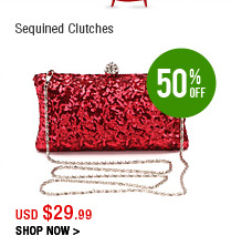 Sequined Clutches