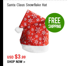Santa Claus Snowflake Hat