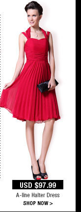 A-line Halter Dress