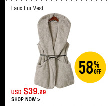 Faux Fur Vest