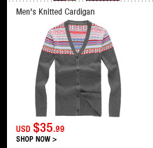 Men's Knitted Cardigan
