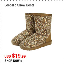 Leopard Snow Boots