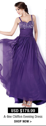 A-line Chiffon Evening Dress