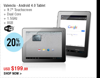 Valencia - Android 4.0 Tablet
