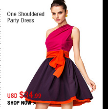 One Shouldered Party Dress