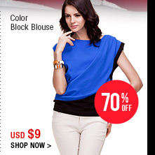 Color Block Blouse