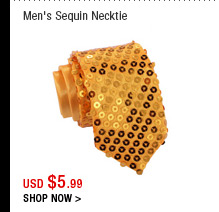Men's Sequin Necktie