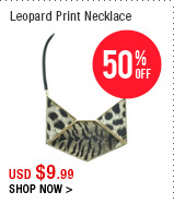 Leopard Print Necklace