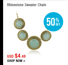 Rhinestone Sweater Chain