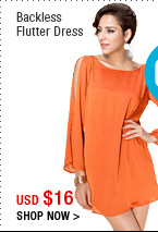 Backless Flutter Dress