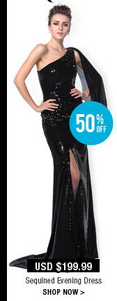 Sequined Evening Dress