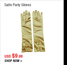Satin Party Gloves