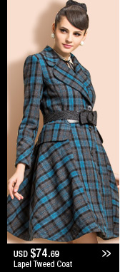 Lapel Tweed Coat