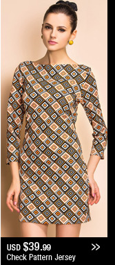 Check Pattern Jersey