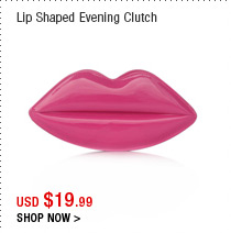 Lip Shaped Evening Clutch