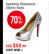 Sparkling Rhinestone Stiletto Heel