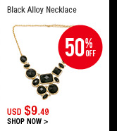 Black Alloy Necklace