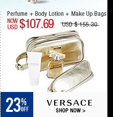 Perfume + Body Lotion + Make Up Bags