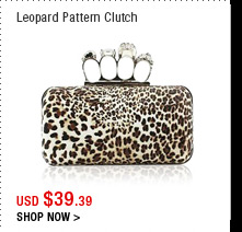Leopard Pattern Clutch