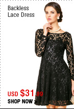 Backless Lace Dress
